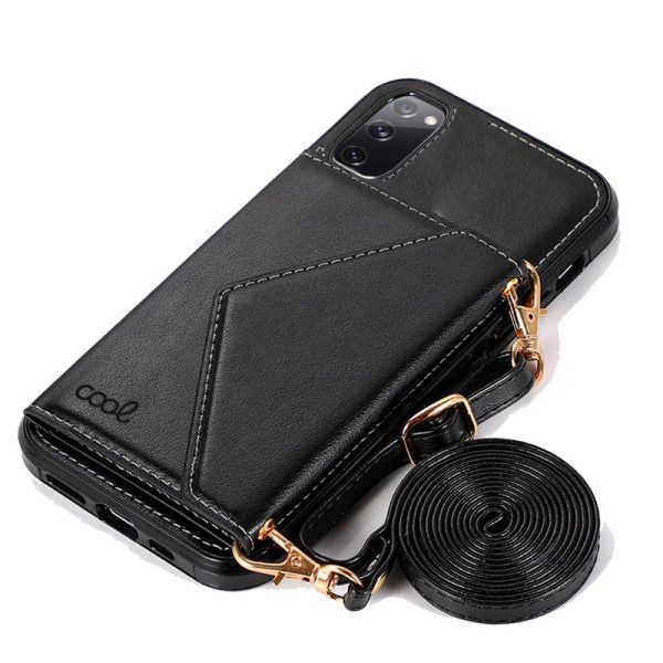 Carcasa COOL para Samsung G780 Galaxy S20 FE Colgante Wallet Negro - Image 5