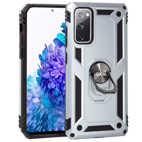 Carcasa COOL para Samsung G780 Galaxy S20 FE Hard Anilla Plata