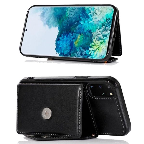 Carcasa COOL para Samsung G985 Galaxy S20 Plus Colgante Wallet Negro - Image 5