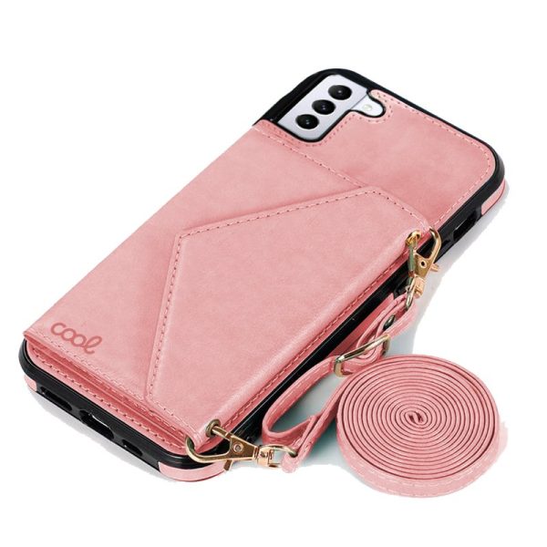 Carcasa COOL para Samsung G996 Galaxy S21 Plus Colgante Wallet Rosa - Image 5