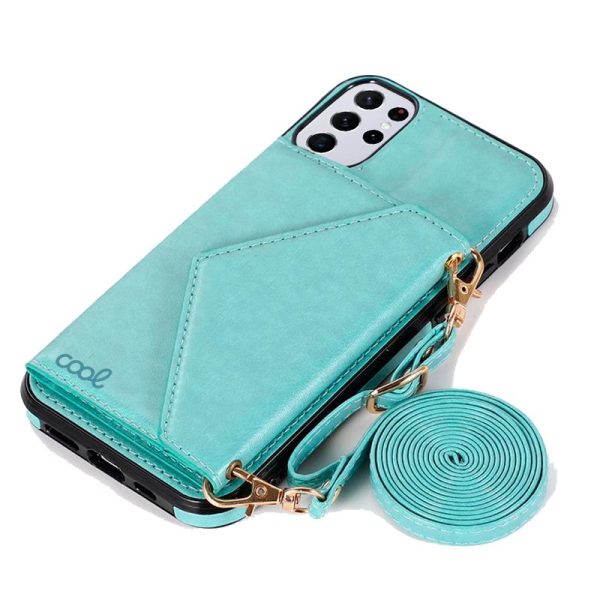 Carcasa COOL para Samsung G998 Galaxy S21 Ultra Colgante Wallet Mint - Image 3