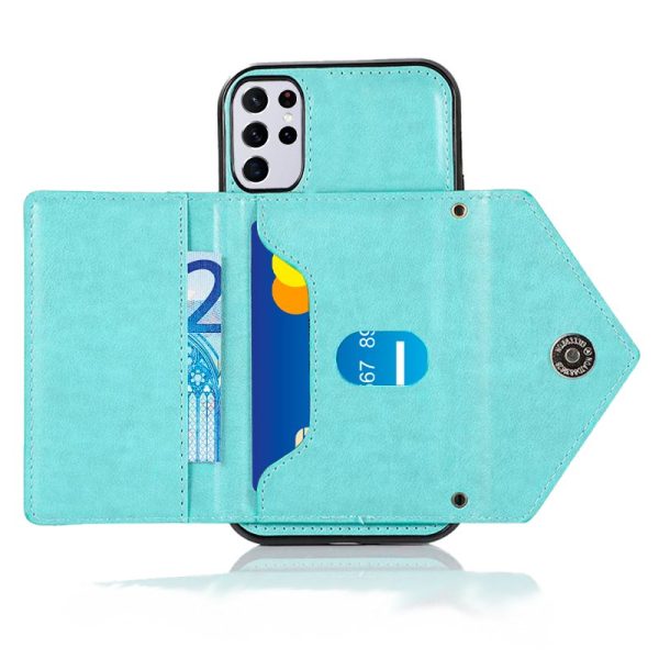 Carcasa COOL para Samsung G998 Galaxy S21 Ultra Colgante Wallet Mint - Image 4