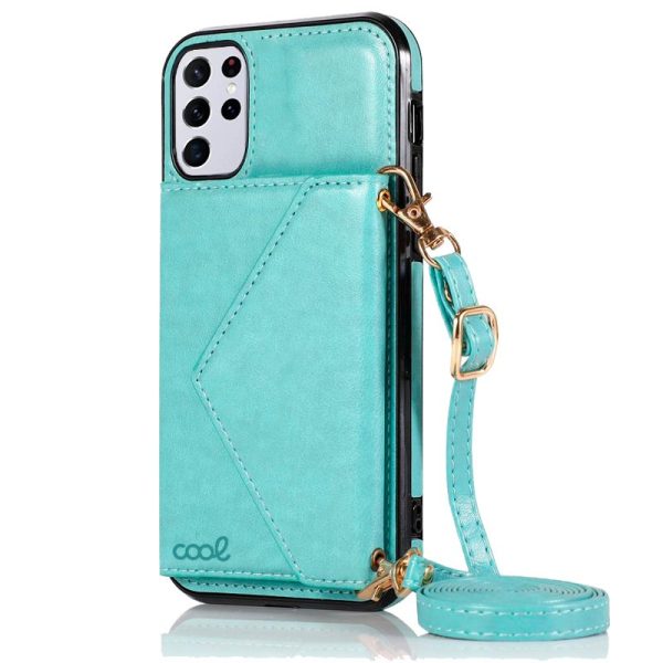 Carcasa COOL para Samsung G998 Galaxy S21 Ultra Colgante Wallet Mint