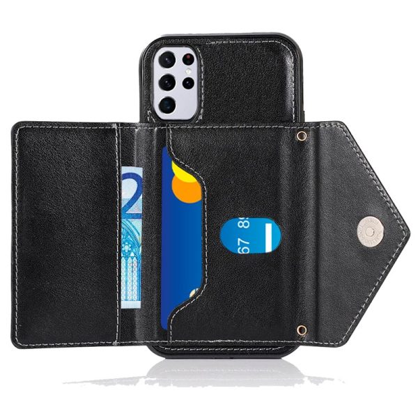 Carcasa COOL para Samsung G998 Galaxy S21 Ultra Colgante Wallet Negro - Image 3