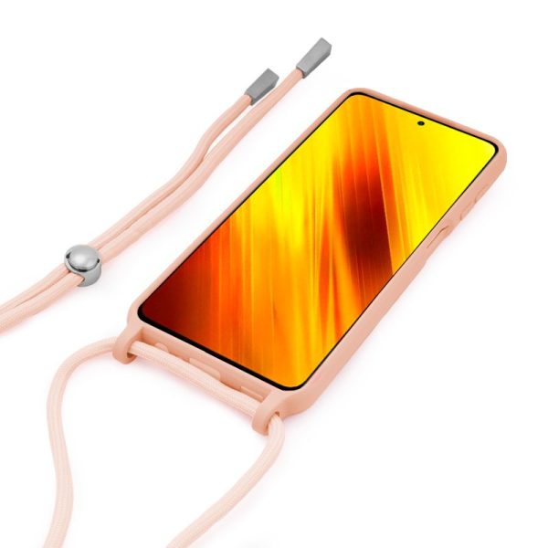 Carcasa COOL para Xiaomi Pocophone X3 / X3 Pro Cordón Liso Rosa - Image 2