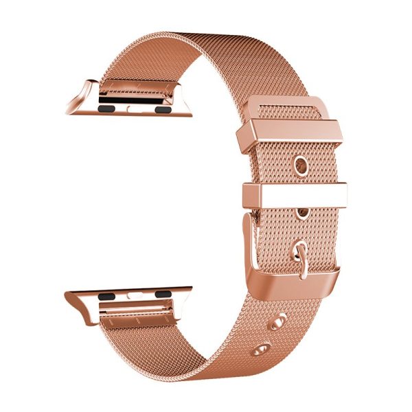 Correa COOL para Apple Watch Series 1 / 2 / 3 / 4 / 5 / 6 / 7 / 8 / SE (38 / 40 / 41 mm) Metal Rose Gold - Image 2