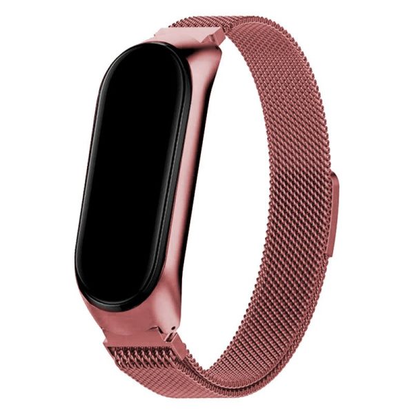 Correa COOL para Xiaomi Mi Band 5 / 6 / 7 / Amazfit Band 5 Metal Rosa