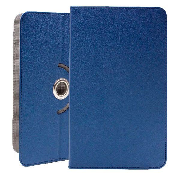 Funda COOL Ebook / Tablet 9.7 - 10.3 pulg Liso Azul Giratoria (Panorámica) - Image 3