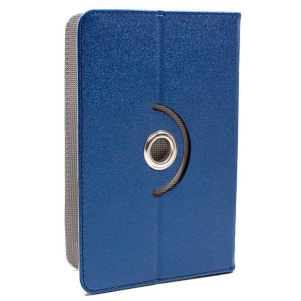 Funda COOL Ebook / Tablet 9.7 - 10.3 pulg Liso Azul Giratoria (Panorámica) - Image 4