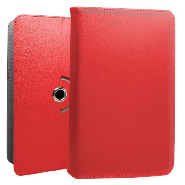 Funda COOL Ebook Tablet 9.7 - 10.5 Pulgadas Polipiel Giratoria Rojo - Image 3