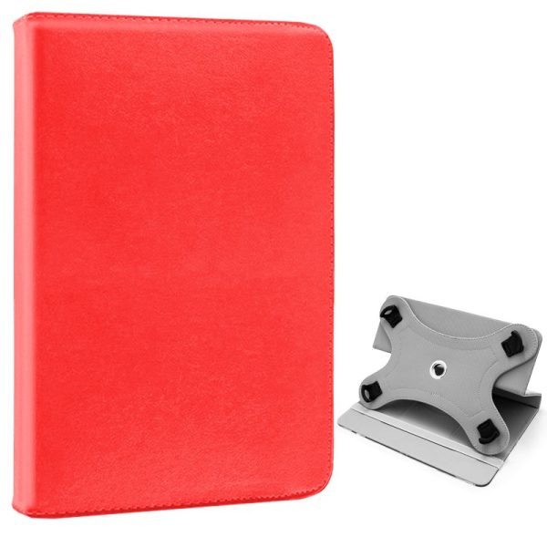 Funda COOL Ebook Tablet 9.7 - 10.5 Pulgadas Polipiel Giratoria Rojo