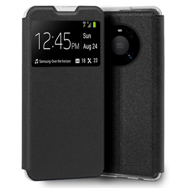 Funda COOL Flip Cover para Huawei Mate 40 Pro / 40 Pro Plus Liso Negro