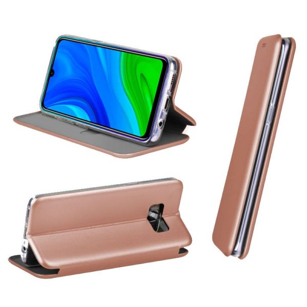 Funda COOL Flip Cover para Huawei P Smart 2020 Elegance Rose Gold - Image 2