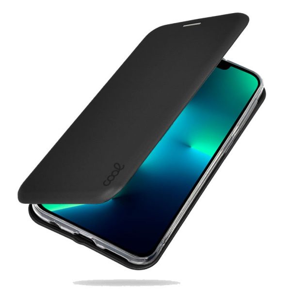 Funda COOL Flip Cover para iPhone 13 Pro Elegance Negro - Image 3