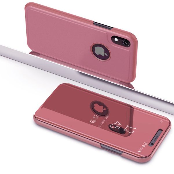 Funda COOL Flip Cover para iPhone XS Max Clear View Rosa - Image 3