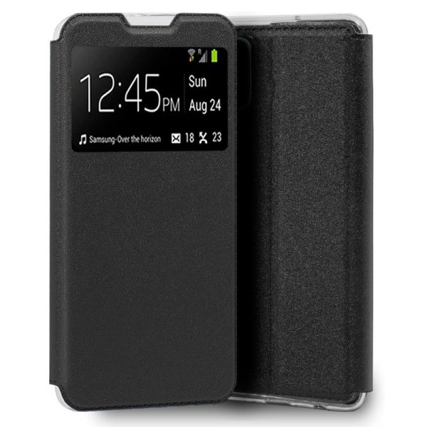 Funda COOL Flip Cover para LG K42 Liso Negro