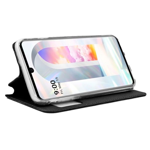 Funda COOL Flip Cover para LG Velvet Liso Negro - Image 2