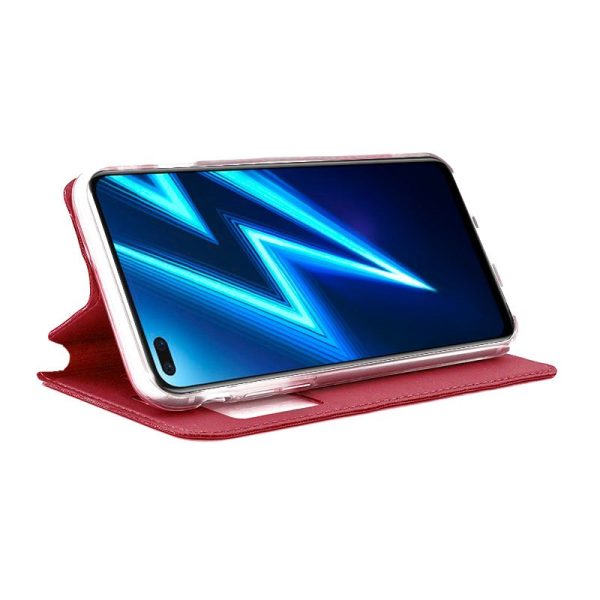 Funda COOL Flip Cover para Realme 6 / 6s Liso Rojo - Image 2