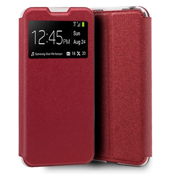 Funda COOL Flip Cover para Realme 6 / 6s Liso Rojo