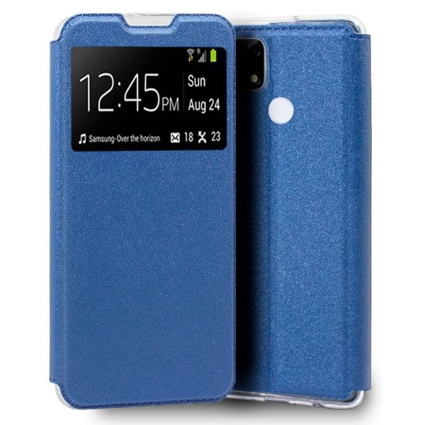 Funda COOL Flip Cover para Realme 7i / C25s Liso Azul