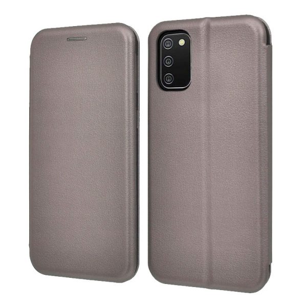 Funda COOL Flip Cover para Samsung A037 Galaxy A03s Elegance Plata - Image 3