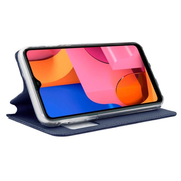 Funda COOL Flip Cover para Samsung A207 Galaxy A20s Liso Azul - Image 2