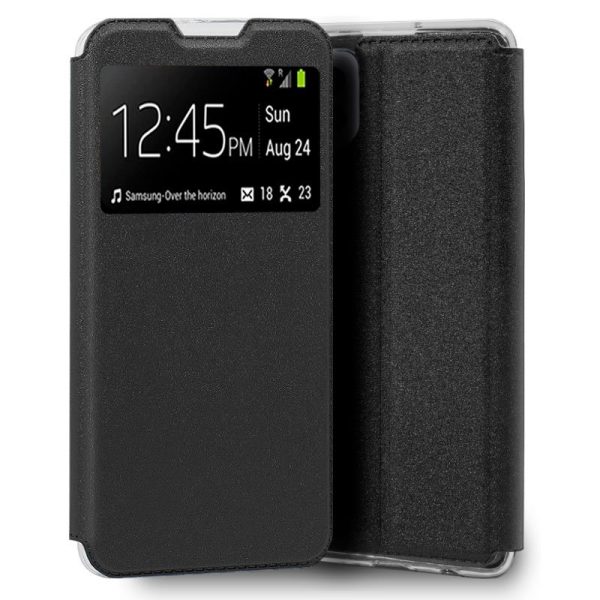 Funda COOL Flip Cover para Samsung A225 Galaxy A22 4G Liso Negro