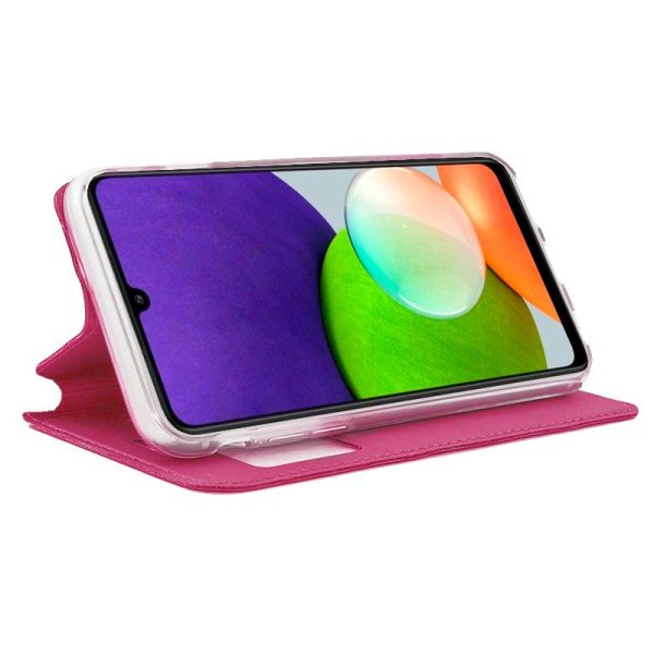 Funda COOL Flip Cover para Samsung A225 Galaxy A22 4G Liso Rosa - Image 2