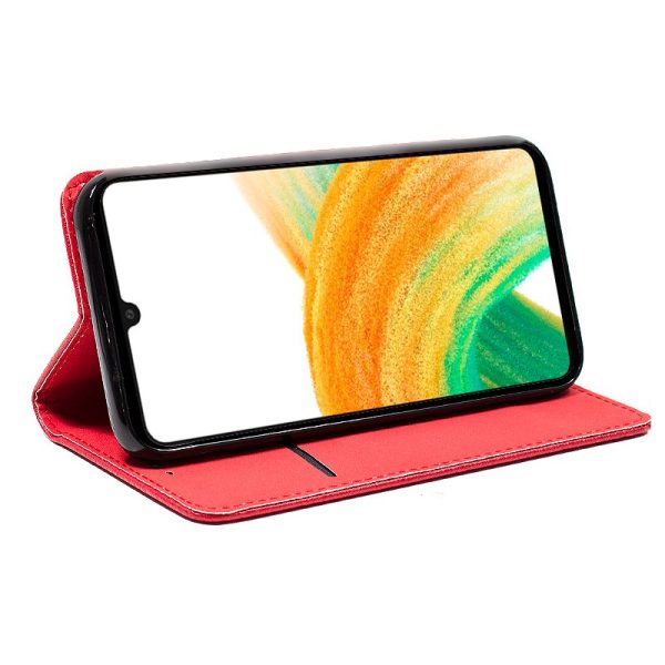 Funda COOL Flip Cover para Samsung A336 Galaxy A33 5G Liso Rojo - Image 2