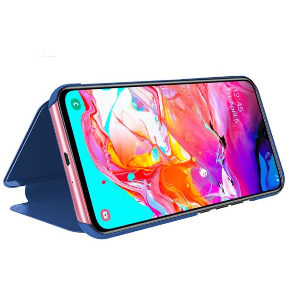 Funda COOL Flip Cover para Samsung A705 Galaxy A70 Clear View Azul - Image 2