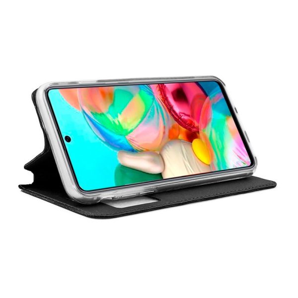 Funda COOL Flip Cover para Samsung A715 Galaxy A71 Liso Negro - Image 2