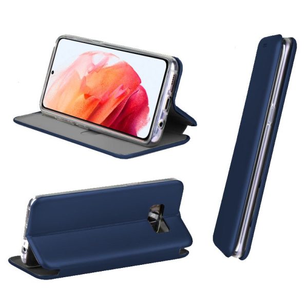 Funda COOL Flip Cover para Samsung G990 Galaxy S21 Elegance Marino - Image 2
