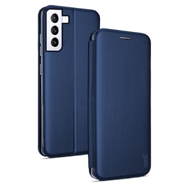 Funda COOL Flip Cover para Samsung G990 Galaxy S21 Elegance Marino