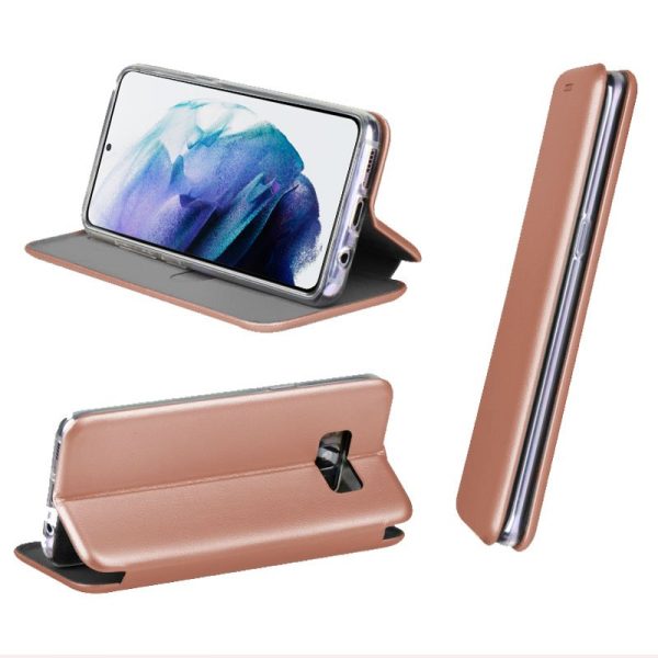 Funda COOL Flip Cover para Samsung G996 Galaxy S21 Plus Elegance Rose Gold - Image 2