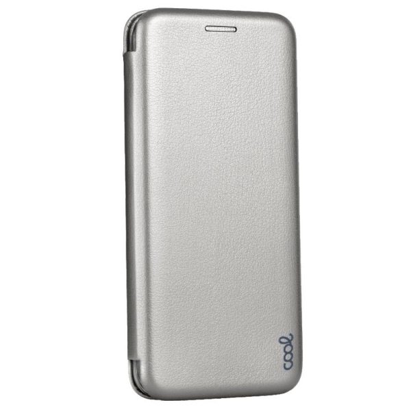 Funda COOL Flip Cover para Samsung G998 Galaxy S21 Ultra Elegance Plata - Image 3