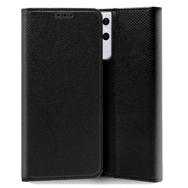 Funda COOL Flip Cover para Samsung G998 Galaxy S21 Ultra Liso Negro