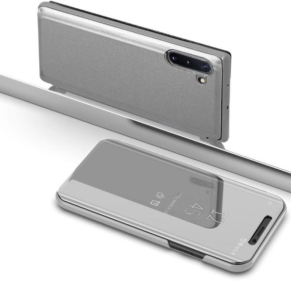 Funda COOL Flip Cover para Samsung N970 Galaxy Note 10 Clear View Plata - Image 3
