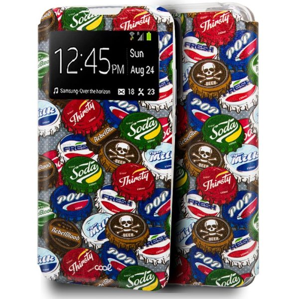 Funda COOL Flip Cover para Samsung N985 Galaxy Note 20 Ultra Dibujos Chapas