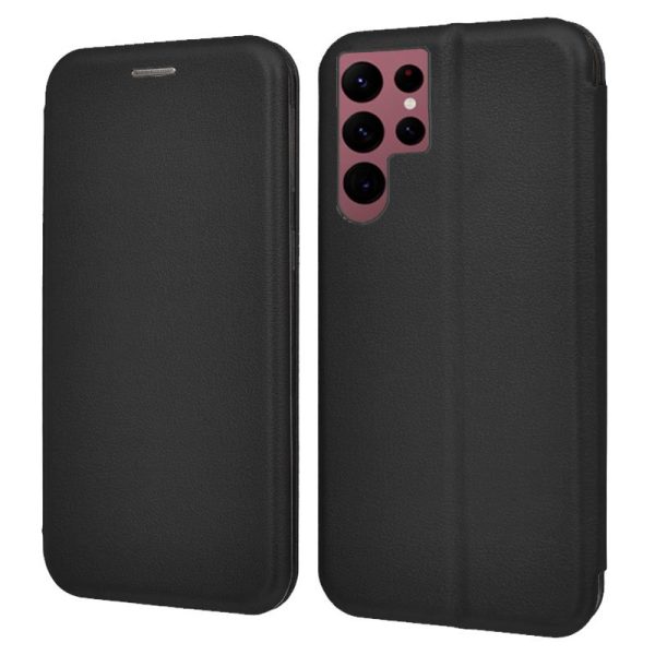 Funda COOL Flip Cover para Samsung S908 Galaxy S22 Ultra Elegance Negro - Image 2