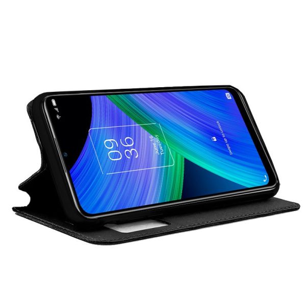 Funda COOL Flip Cover para TCL 20R 5G Liso Negro - Image 2