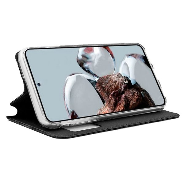 Funda COOL Flip Cover para Xiaomi 12T / 12T Pro Liso Negro - Image 2
