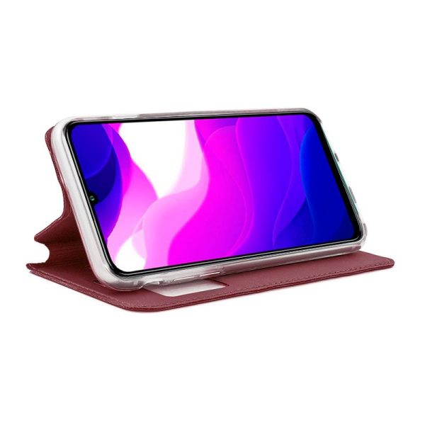 Funda COOL Flip Cover para Xiaomi Mi 10 Lite Liso Rojo - Image 2