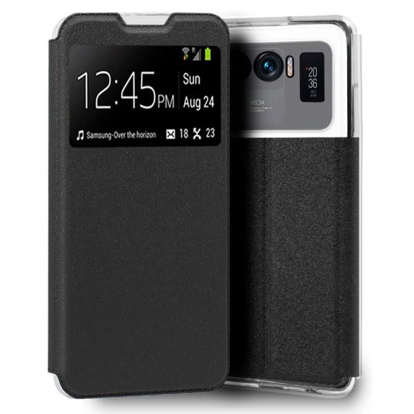 Funda COOL Flip Cover para Xiaomi Mi 11 Ultra Liso Negro