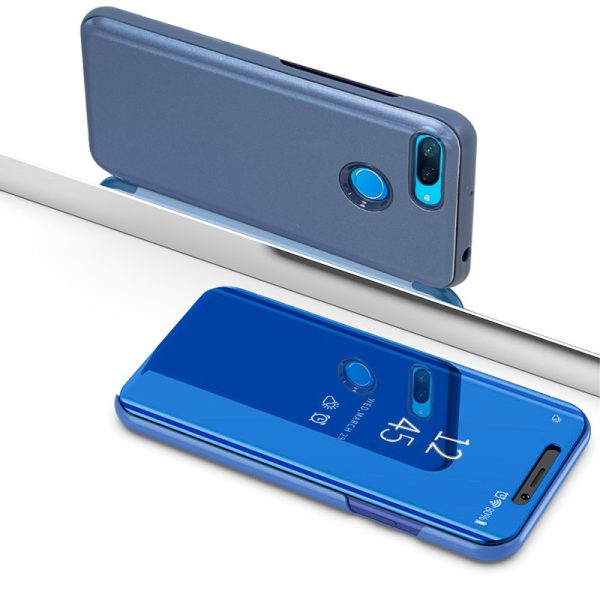 Funda COOL Flip Cover para Xiaomi Mi 8 Lite Clear View Azul - Image 3