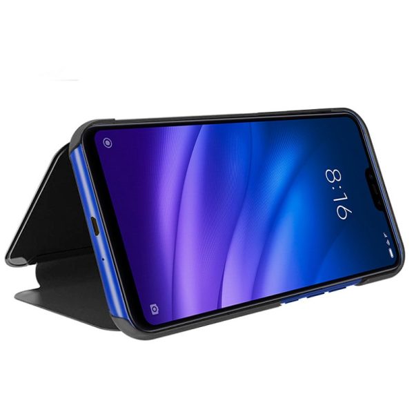 Funda COOL Flip Cover para Xiaomi Mi 8 Lite Clear View Negro - Image 2