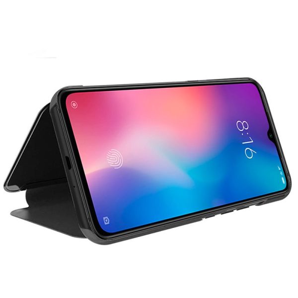 Funda COOL Flip Cover para Xiaomi Mi 9 Clear View Negro - Image 2