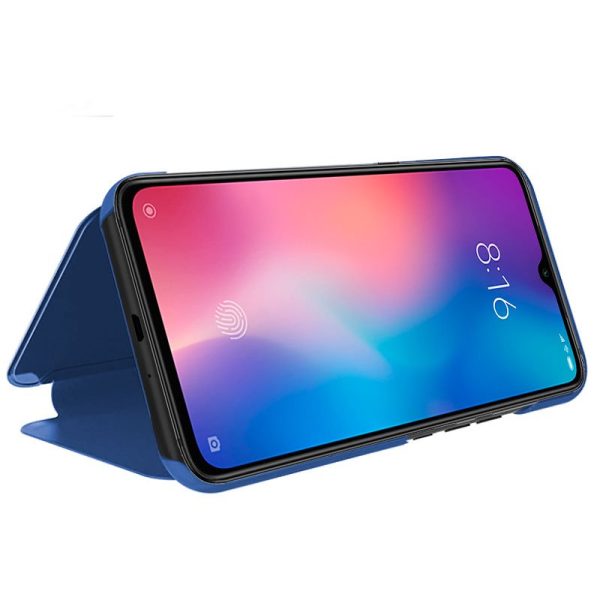 Funda COOL Flip Cover para Xiaomi Mi 9 SE Clear View Azul - Image 2