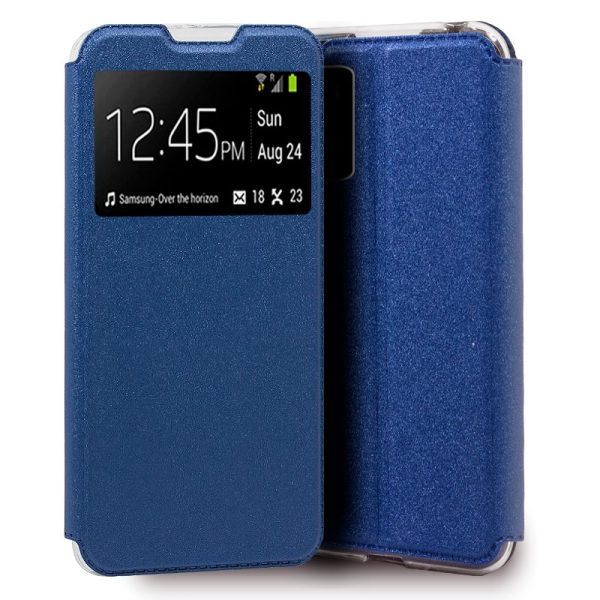 Funda COOL Flip Cover para Xiaomi Pocophone M3 / Redmi 9T Liso Azul