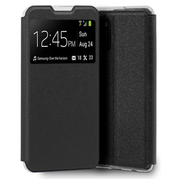 Funda COOL Flip Cover para Xiaomi Pocophone M3 / Redmi 9T Liso Negro