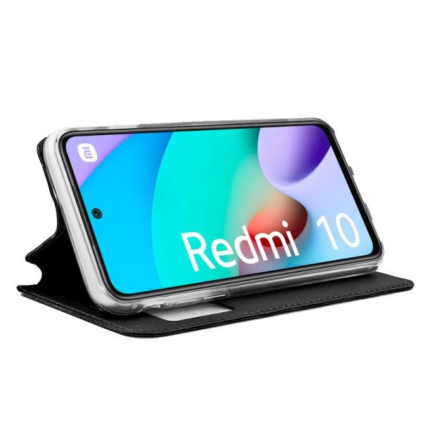 Funda COOL Flip Cover para Xiaomi Redmi 10 / Redmi 10 2022 Liso Negro - Image 2